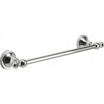 Držák na ručník Tyč na kolíčky Gedy stříbrná
