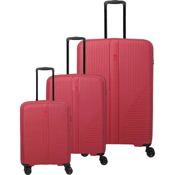 Travelite Air Stripe S,M,L Slim Red S: 39 l / M: 75/86 l / L: 104 L TRAVELITE-7000340-10