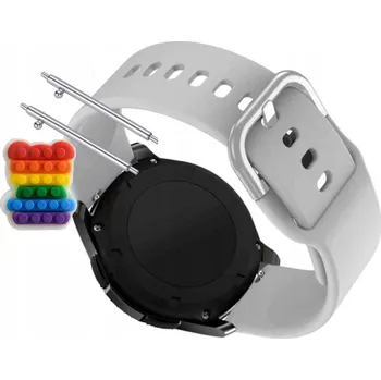 Pouzdro na mobilní telefon Pásek Řemínek pro QCOQ Chytré Hodinky P98, Silikon, šedá smyčka, nastavitelný