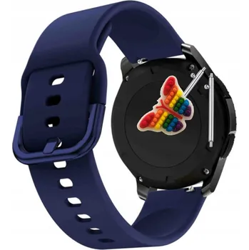 Pouzdro na mobilní telefon Řemínek Řemínek pro Devill SMR7C, Silikonový Tmavě Modrý Smyčka, nastavitelný