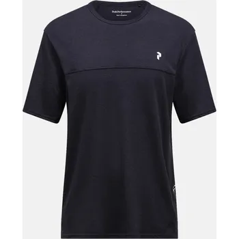 Pánské tričko TRIČKO PEAK PERFORMANCE M TRAIL WOOL BLEND SS BLACK