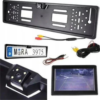 Couvací kamera COUVACÍ KAMERA S LED v rámečku SPZ (registrační značky)