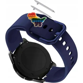 Pouzdro na mobilní telefon Pásek Řemínek pro Zeblaze GTR 3 Pro, Silikon, tmavě modrá smyčka, nastavitelný