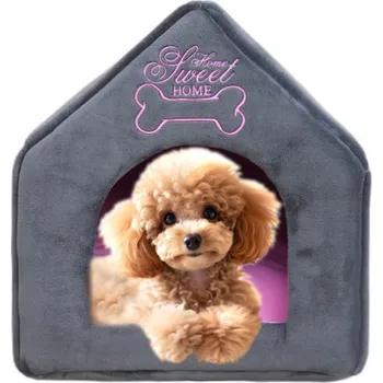 Pelíšek pro psa Domeček Bouda pelíšek potah pro psa jorkšíra, maltézáčka, pudla