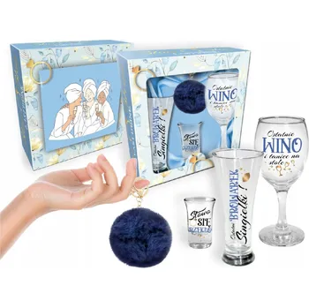 Sklenice NEJLEPŠÍ POTŘEBY PRO ROZLUČKU SE SVOBODOU SE SVĚTEM SE DÁREK SKLENICE + PŘÍVĚSEK NA KLÍČE SKLENIČKY