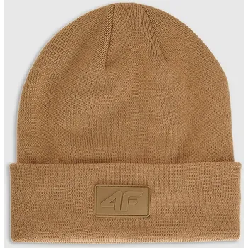 Čepice 4F zimní čepice beanie hnědá, univerzální velikost