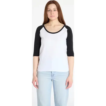 Dámské tričko Tričko Urban Classics Ladies 3/4 Contrast Raglan White/ Black M