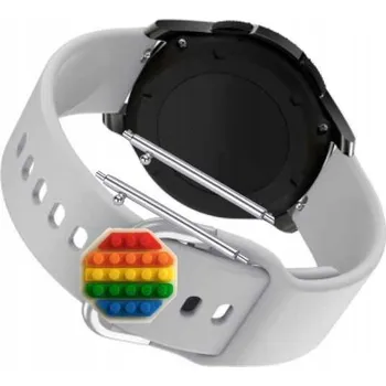 Pouzdro na mobilní telefon Řemínek Řemínek pro Quican IDW19, Silikonový Šedý Smyčka, Nastavitelný