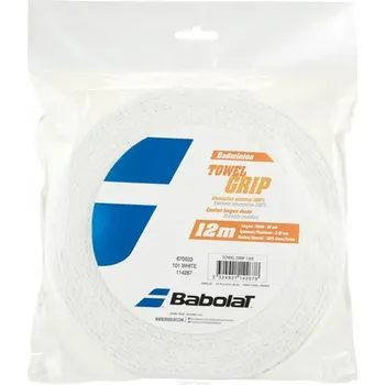 Vrchní omotávka Babolat Towel Grip - role 12m bílá
