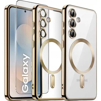 Pouzdro na mobilní telefon Zadní Kryt Erbord pro Samsung Galaxy S25 FE zlatý