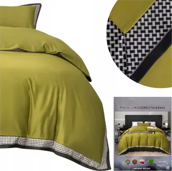 Povlečení Povlečení 140x200 Sada 2 dílů Jednobarevné s volánem Naomi 06