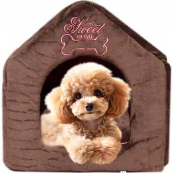 Pelíšek pro psa Domeček Bouda pelíšek potah pro psa jorkšíra, maltézáčka, pudla