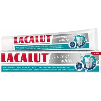zubní pasta Lacalut Perfect White bělící zubní pasta 75 Ml