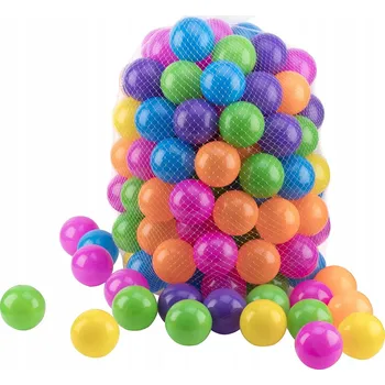 Suchý bazén Míčky do suchého bazénu Handloteka, pestrobarevné, 100 ks