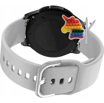 Pouzdro na mobilní telefon Řemínek Řemínek pro Realme Watch S Pro, Silikonový Šedý Smyčka, nastavitelný