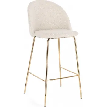 Barová židle BIZZOTTO Barová židle CARRY bílé bouclé 0734371AA