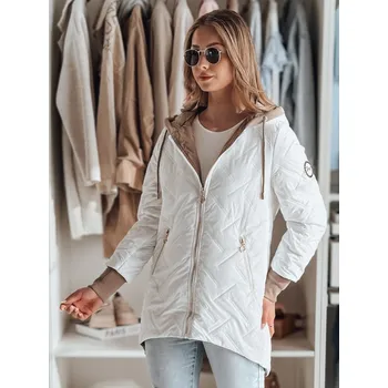 Dámská bunda s kapucí LUMERA Dstreet TY4816 Barva: Bílá, Velikost: M