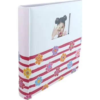 Fotoalbum Fotoalbum na růžky 30x30/100s. SHINING FLOWERS červené kph