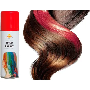Barva na vlasy Fiestas Guirca Párty sprej barva na vlasy červená, 125 ml