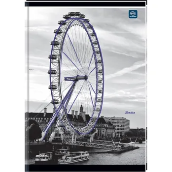 Sešit Sešit B5 s mřížkou, školní potřeby pro děti do školy pro děti Interdruk, 96 listů