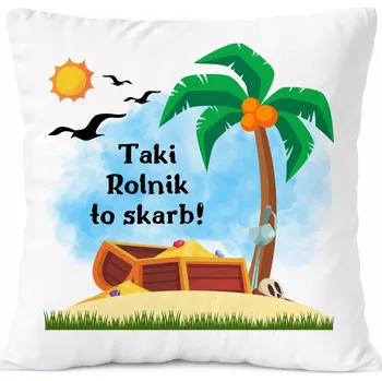 Obraz Bílý Polštář s potiskem fotografie PoliDraw pro analytika jako Dárek