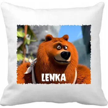 Polštář Polštář filmový, herní, knižní, komiksový, hudební Grizzy a Lemmingové 40 x 40 cm