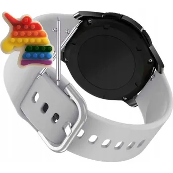 Pouzdro na mobilní telefon Řemínek Řemínek pro Rubicon RNCF35, Silikonový Šedý Smyčka, nastavitelný