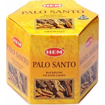 Vonná tyčinka Vonné kužely pro tekoucí dým HEM Palo santo 40 ks