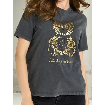 Dámská móda Sinsay - Tričko - šedá - 460FG-90X - 460FG-90X-S