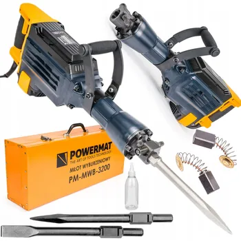 Pneumatické kladivo Bourací kladivo Powermat PM-MWB-3200 50 J 3200 W