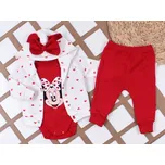 3-dílná dětská tepláková souprava Minnie 68/74 (6-9 m)