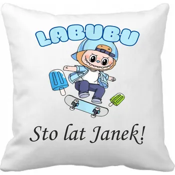 Polštář Polštář filmový, herní, knižní, komiksový, hudební Labubu 40 x 40 cm