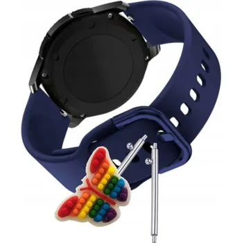 Pouzdro na mobilní telefon Řemínek Řemínek pro Noise ColorFit Vivid Call 2, Silikonový Tmavě Modrý Smyčka