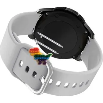 Pouzdro na mobilní telefon Řemínek Řemínek pro Watchmark Fashion WLT10, Silikonový Šedý Smyčka, nastavitelný