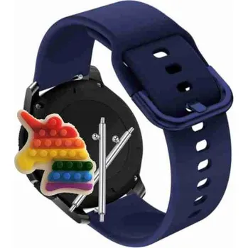 Pouzdro na mobilní telefon Řemínek Řemínek pro Vector Smart Sport SET, Silikonový, Tmavě Modrý, Smyčka, Nastavitelný