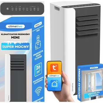 Klimatizace Přenosná klimatizace Climative 2,6 kW chlazení odvlhčování pro prostory do 26 m2