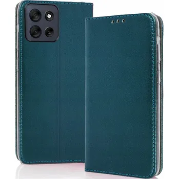 Pouzdro na mobilní telefon Flipové pouzdro pro MOTOROLA MOTO G56 - magnetické zavírání + Sklo