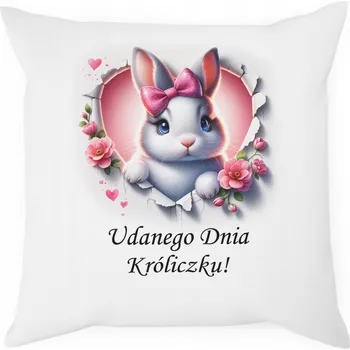 Polštář Velikonoční Polštář ROZTOMILÁ ZVÍŘÁTKA - přidejte libovolný nápis