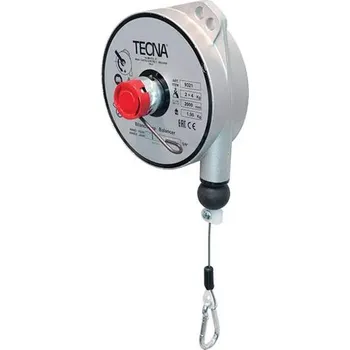 Lany Vyvažovač Tecna 9322, nosnost 4 - 6 kg, nerezové lano s karabinou dl. 2000 mm
