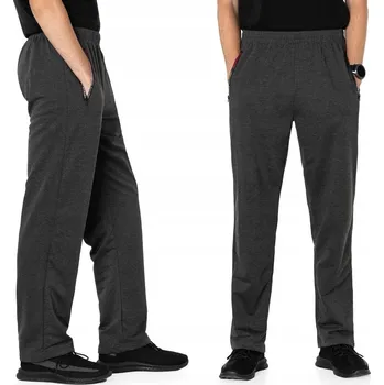 Megitarnow pánské tepláky 46359 sportovní tréninkové šedé velikost M