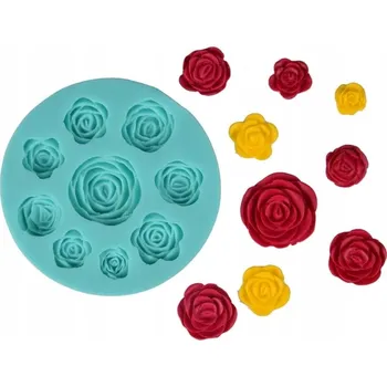 Forma na pečení Silikonová Forma Růže Květ Růže - 9