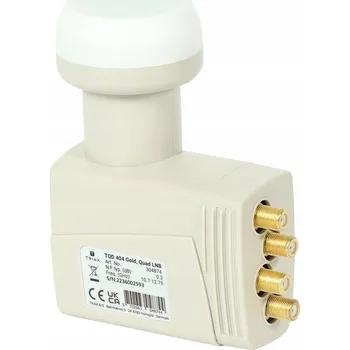 Quad konvertor (čtyřnásobný) Triax TQD 404 gold