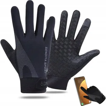 Cyklistické rukavice SPORTOVNÍ CYKLISTICKÉ RUKAVICE PROTISKLUZOVÉ DOTYKOVÉ PRODYŠNÉ LEHKÉ XL