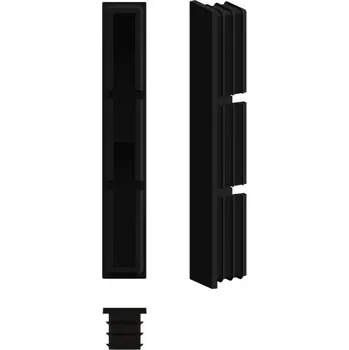 Příslušenství pro plot Záslepka pro hliníkové lamely o rozměru 100x16mm, černá RAL9005