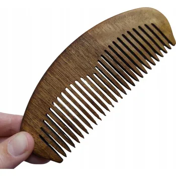 hřeben Dřevěný hřeben na vlasy a vousy Yolli - pro česání a úpravu