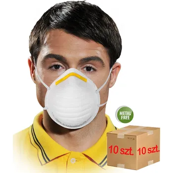 Plynová maska OCHRANNÁ MASKA POLOMASKA FFP1 - 10 kusů