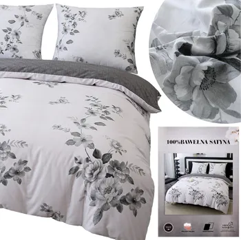 Povlečení Povlečení 160x200, 3 Č. bavlněný satén, oboustranná, Jiřina 24