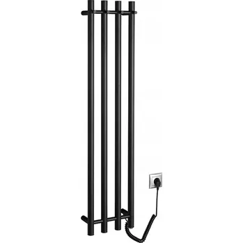 Sušák na prádlo PAPINADO elektrický sušák na ručníky, 263x1200mm, 85W, černý mat