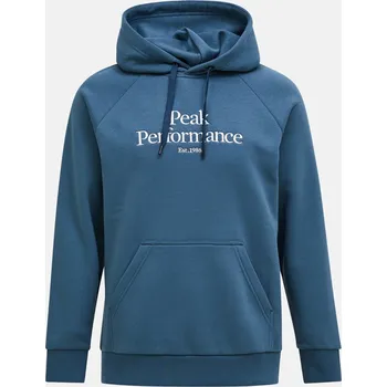 Pánská mikina MIKINA PEAK PERFORMANCE M ORIGINAL HOOD MOUNTAIN LAKE