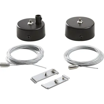 Bodové svítidlo FANEUROPE Příslušenství NEXT závěsné svítidlo pro lištu LED NEXT černá - FANEUROPE FAN LED-NEXT-B-S